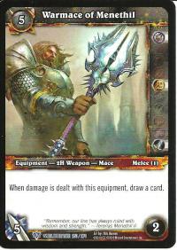 warcraft tcg worldbreaker warmace of menethil