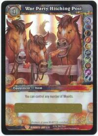 warcraft tcg loot cards war party hitching post loot