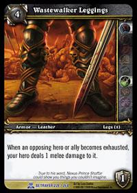 warcraft tcg servants of betrayer wastewalker leggings