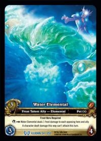 warcraft tcg extended art water elemental ea
