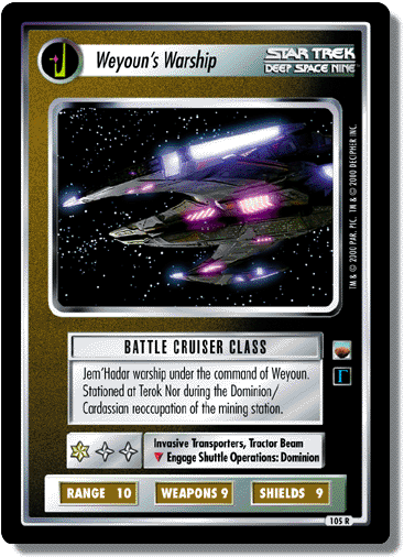 Weyoun's Warship