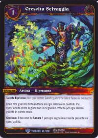 warcraft tcg twilight of dragons foreign wild growth italian