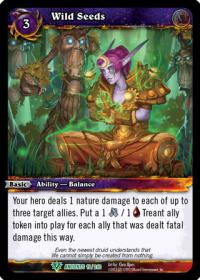 warcraft tcg war of the ancients wild seeds