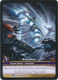 warcraft tcg extended art wind shear ea