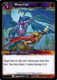 warcraft tcg worldbreaker wing clip