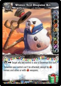 warcraft tcg foil and promo cards winter veil disguise kit