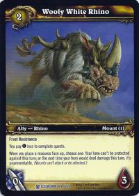 warcraft tcg icecrown wooly white rhino