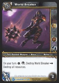 warcraft tcg blood of gladiators world breaker