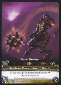 warcraft tcg extended art world breaker ea