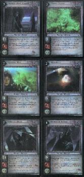 lotr tcg lotr complete sets wraith collection complete 6 card set