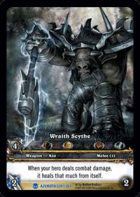 warcraft tcg archives wraith scythe ea foil