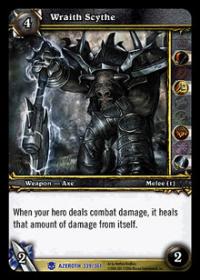 warcraft tcg archives wraith scythe foil