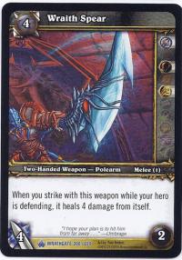 warcraft tcg wrathgate wraith spear