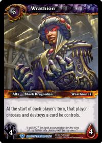 warcraft tcg battle of aspects wrathion