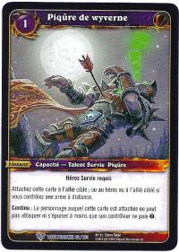 warcraft tcg worldbreaker foreign wyvern sting french