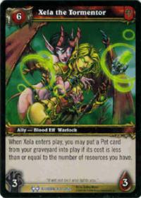 warcraft tcg the hunt for illidan xela the tormentor