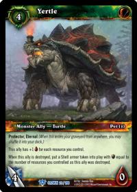 warcraft tcg crown of the heavens yertle