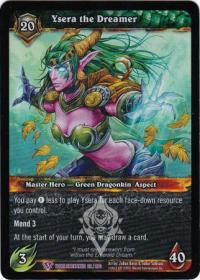 warcraft tcg foil and promo cards ysera the dreamer foil