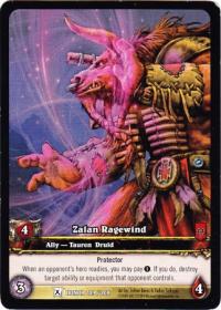 warcraft tcg extended art zalan ragewind ea