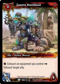 warcraft tcg tomb of the forgotten zanrix steelboot