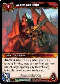 warcraft tcg war of the ancients zarim redskull