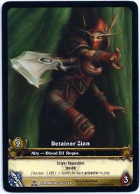 warcraft tcg extended art retainer zian ea