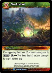 warcraft tcg war of the ancients zin azshari