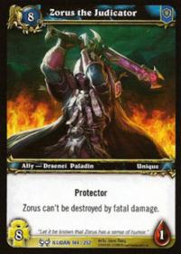 warcraft tcg the hunt for illidan zorus the judicator