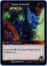 warcraft tcg class decks 2011 fall zunjon of sen jin