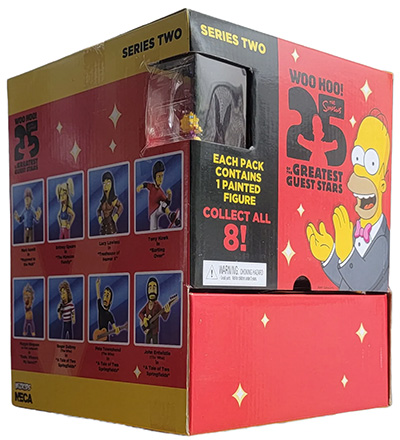 The Simpsons 25th Anniversary Figures Gravity feed Box
