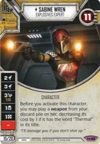 dice games sw destiny empire at war sabine wren explosives expert 40