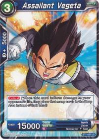 dragonball super card game bt1 galactic battle assailant vegeta bt1 037 uc