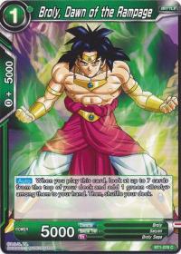 dragonball super card game bt1 galactic battle broly dawn of the rampage bt1 076 c