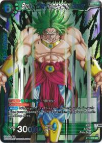 dragonball super card game bt1 galactic battle broly the rampaging horror bt1 073 sr