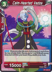 dragonball super card game bt1 galactic battle calm hearted vados bt1 009 uc