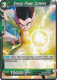 dragonball super card game bt1 galactic battle energy power gotenks bt1 071 c