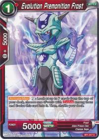 dragonball super card game bt1 galactic battle evolution premonition frost bt1 017 c