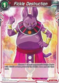 dragonball super card game bt1 galactic battle fickle destruction bt1 025 c