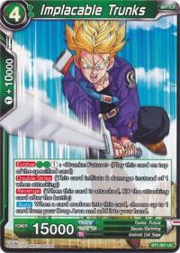 dragonball super card game bt1 galactic battle implacable trunks bt1 067 uc