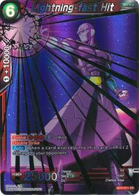 dragonball super card game bt1 galactic battle lightning fast hit bt1 011 sr