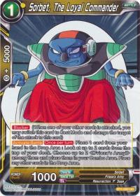 dragonball super card game bt1 galactic battle sorbet the loyal commander bt1 092 uc