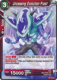 dragonball super card game bt1 galactic battle unceasing evolution frost bt1 016 c