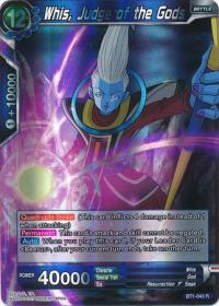 dragonball super card game bt1 galactic battle whis judge of the gods bt1 043 r