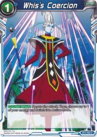 dragonball super card game bt1 galactic battle whis s coercion bt1 055 c