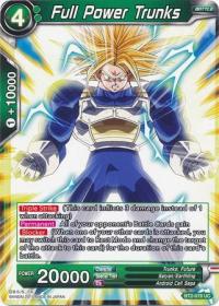 dragonball super card game bt2 union force full power trunks bt2 078 uc