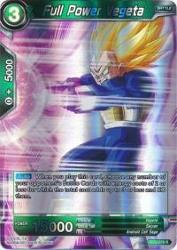 dragonball super card game bt2 union force full power vegeta bt2 076 r