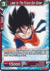 dragonball super card game bt2 union force leap to the future son goten bt2 008 c