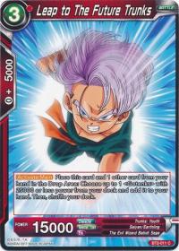 dragonball super card game bt2 union force leap to the future trunks bt2 011 c