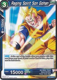 dragonball super card game bt2 union force raging spirit son gohan bt2 039 c