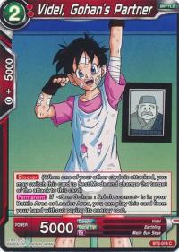 dragonball super card game bt2 union force videl gohan s partner bt2 018 c